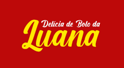 Logo DELÍCIA DE BOLO DA LUANA